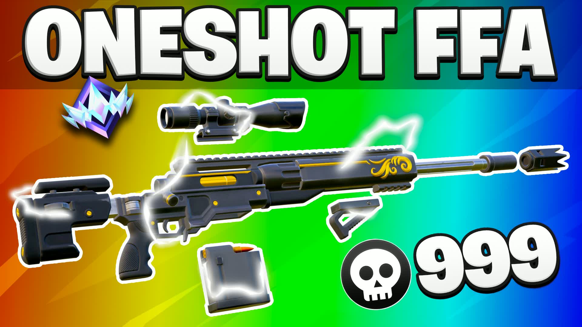 ONE SHOT FFA ✨🎯 — Fortnite Creative map