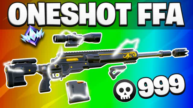 ONE SHOT FFA ✨🎯 — Fortnite Creative map cover art