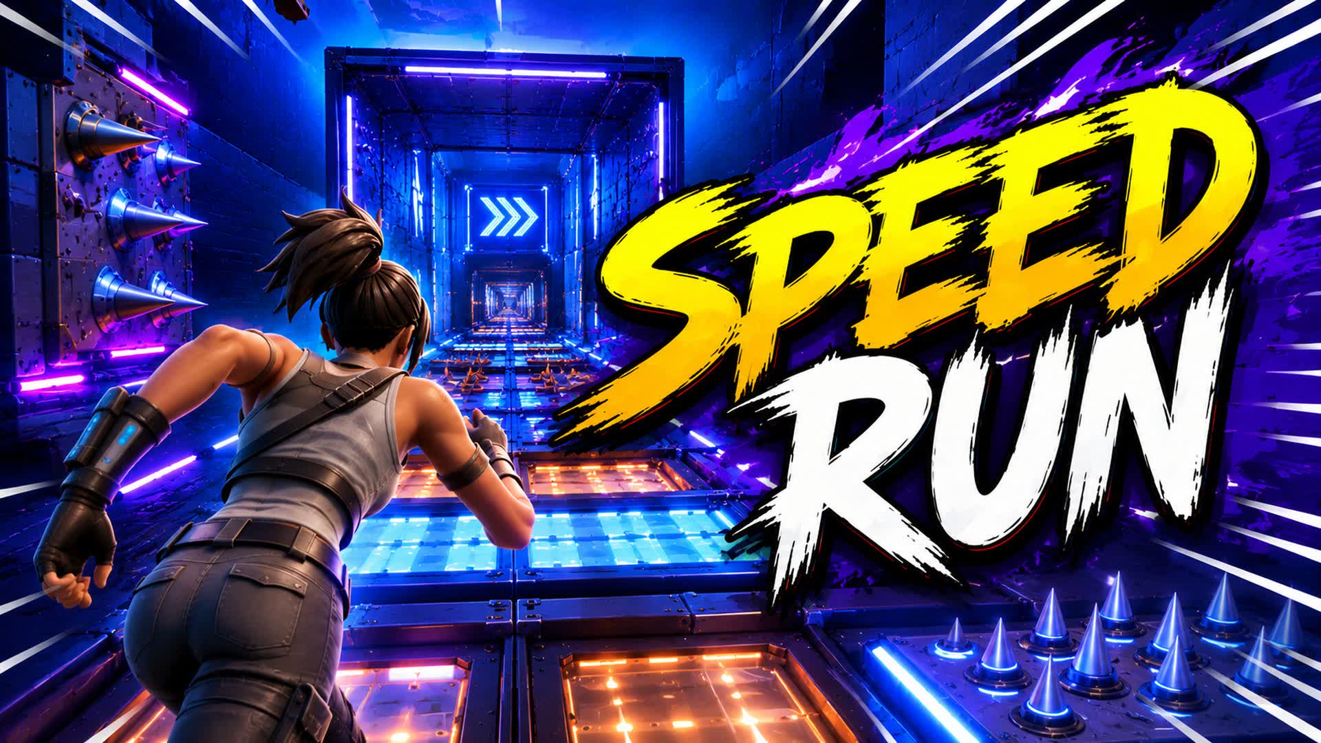 IMPOSSIBLE SPEEDRUN PARKOUR — Fortnite Creative map