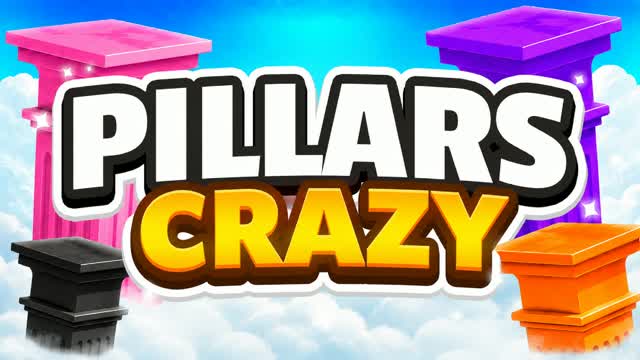 UNC CRAZY PILLERS pilars pilers UNC — Fortnite Creative map cover art