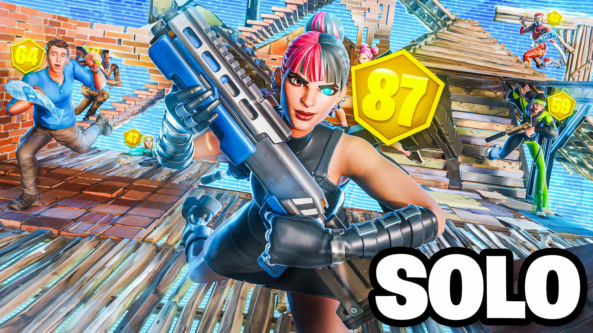 SOLO CUP ZONE WARS [ENDGAME] — Fortnite Creative map