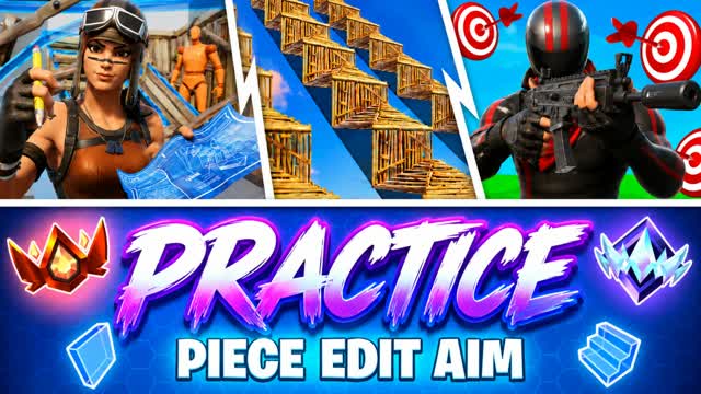 Aim Edit Piece & 1v1 Ranked — Fortnite Creative map