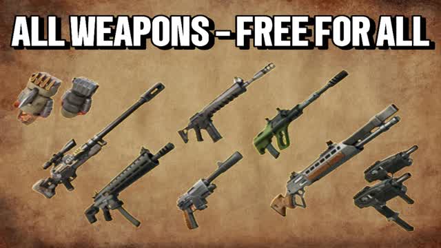 FREE FOR ALL L-P — Fortnite Creative map