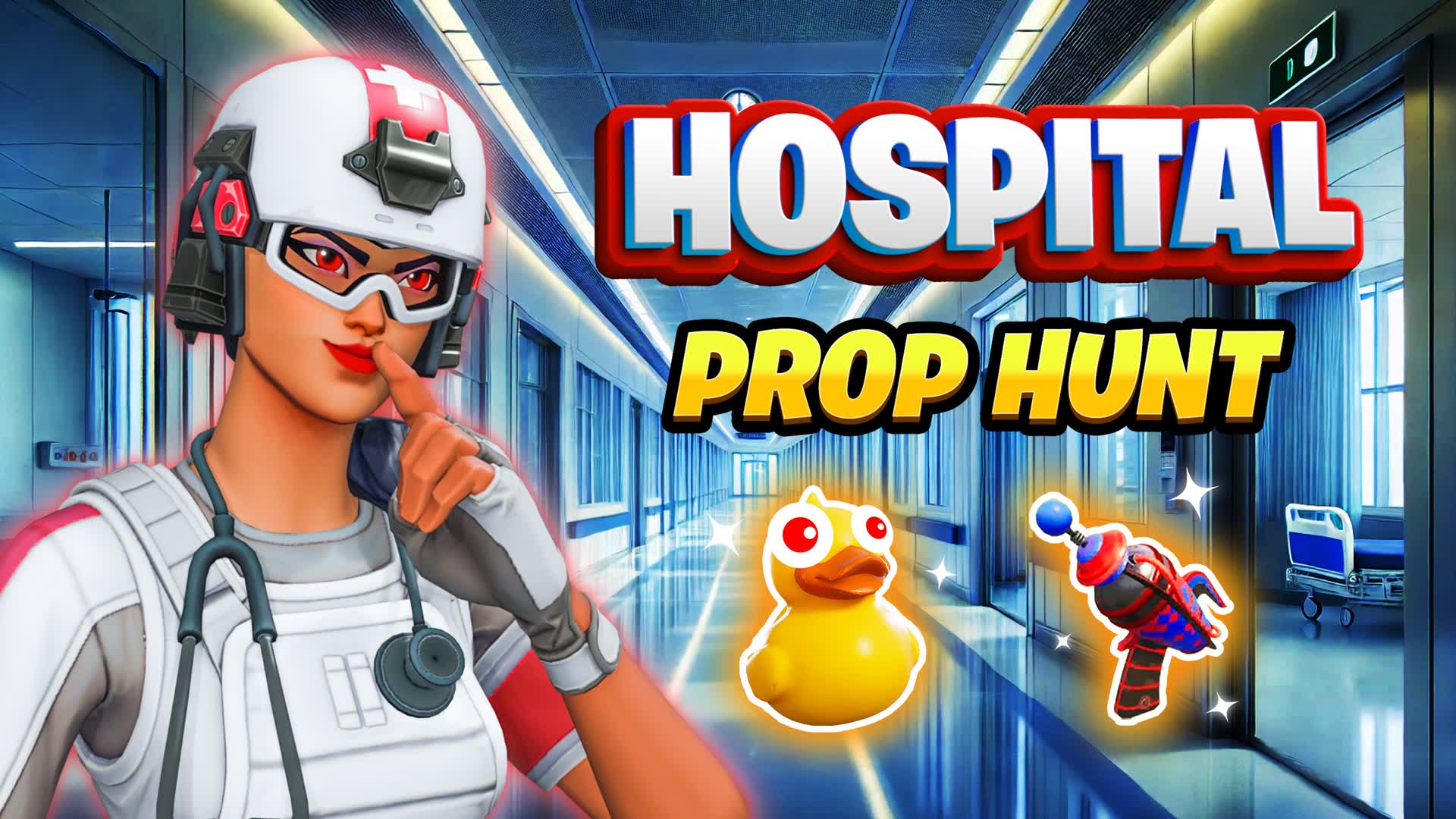 HOSPITAL PROP HUNT 🏥 — Fortnite Creative map