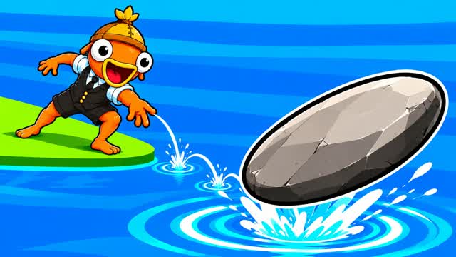 +1 Stone Skipping — Fortnite Creative map