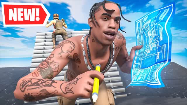 1v1 BUILD FIGHT [300c] S3 — Fortnite Creative map cover art