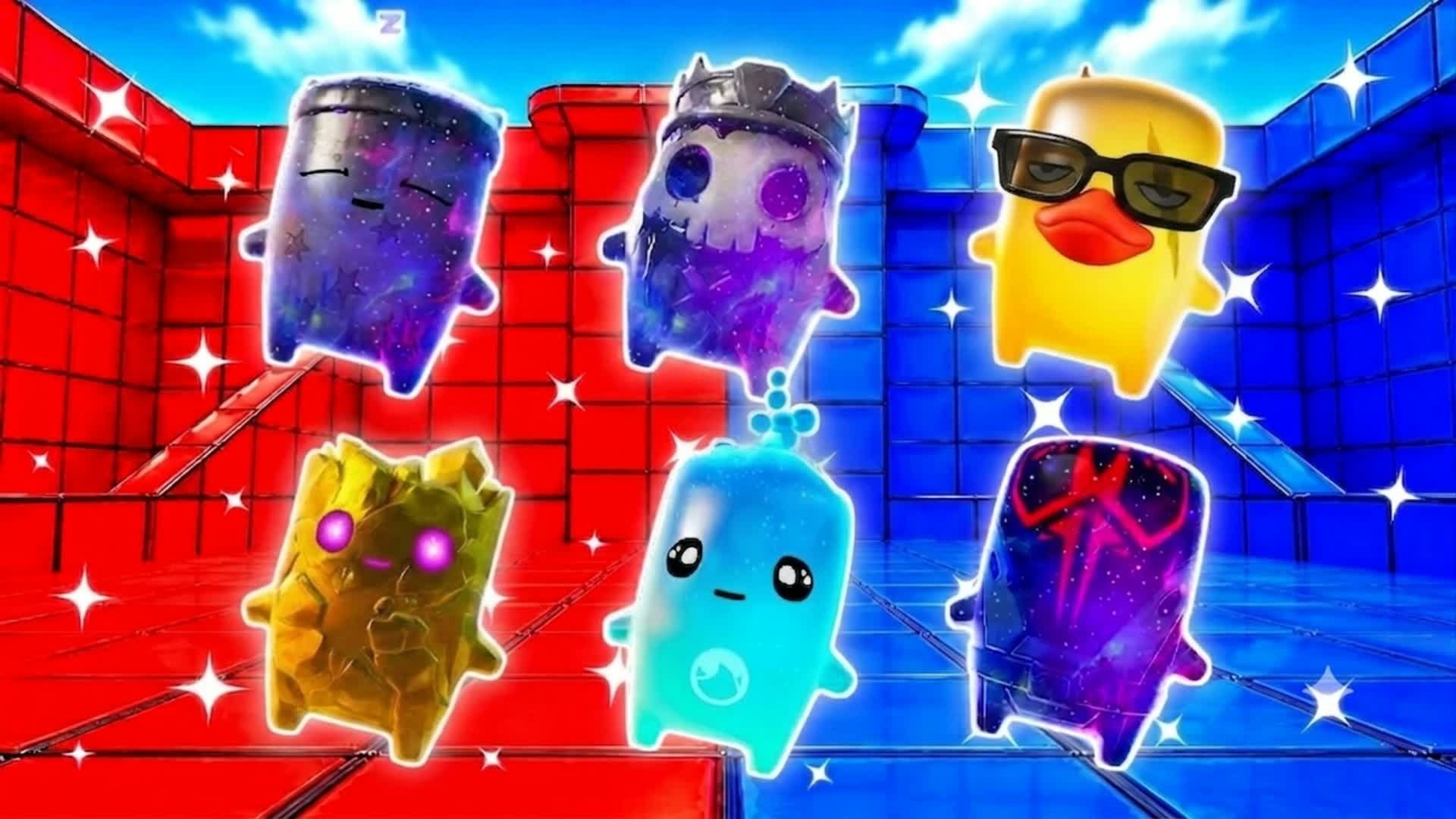 RED VS BLUE SMASH — Fortnite Creative map