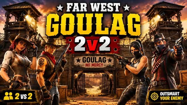 Goulag 2v2 Western — Fortnite Creative map cover art