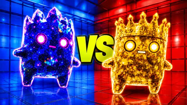 RED VS BLUE DAMAGE FLOW 🔴🔵 — Fortnite Creative map cover art