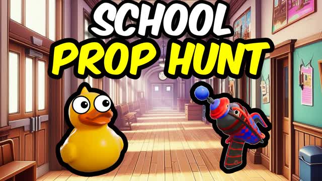 School Prop Hunt🤓📏 — Fortnite Creative map cover art