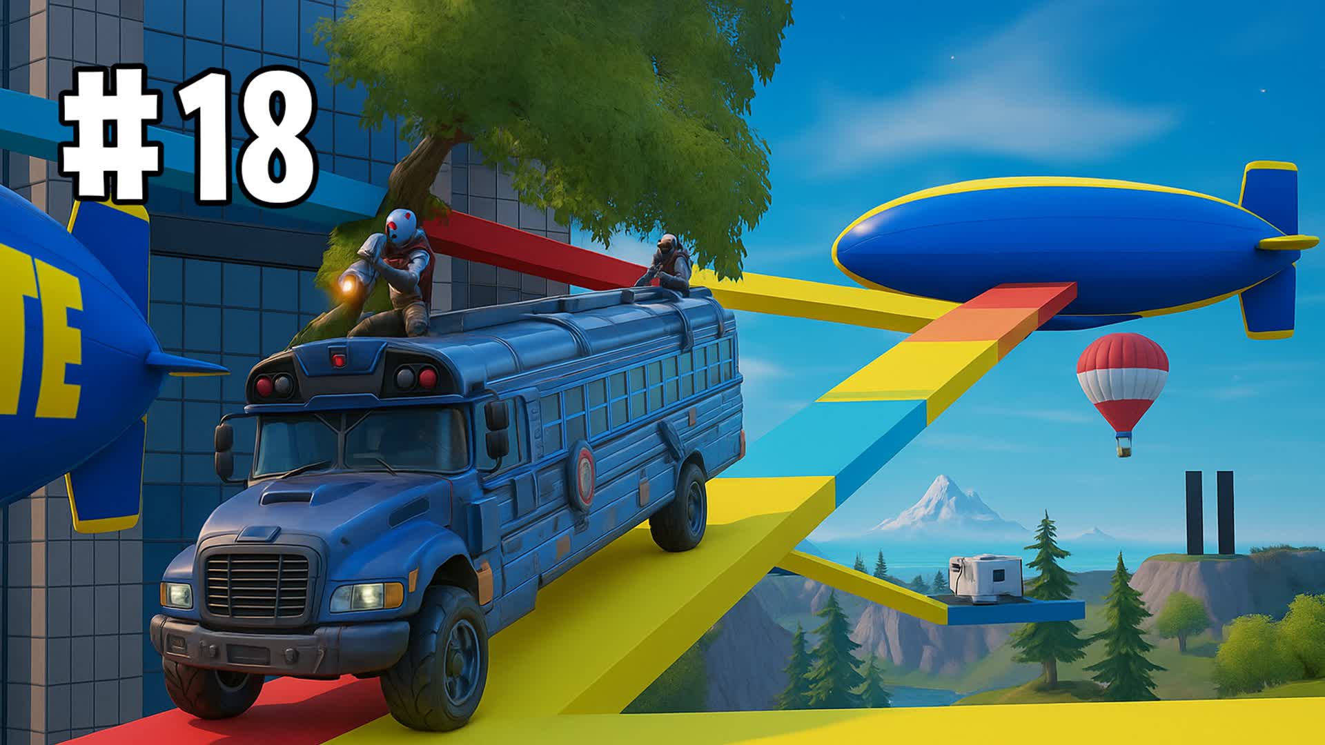 HARD PARKOUR #18 — Fortnite Creative map