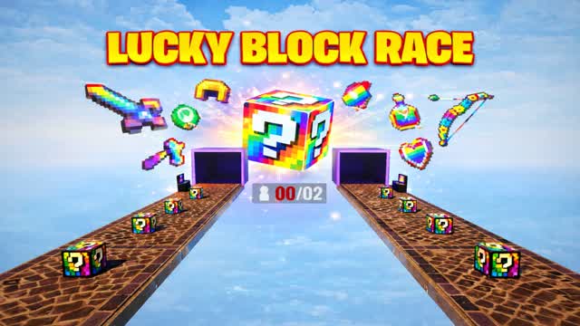 1V1 LUCKY BLOCK RACE🏆 — Fortnite Creative map