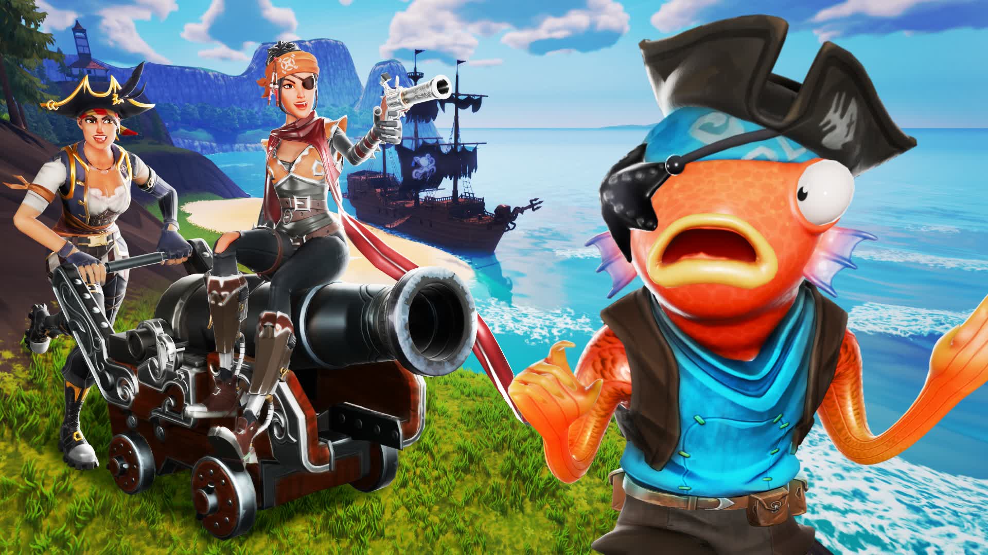 PIRATE ISLAND - OPEN WORLD GUN GAME FFA — Fortnite Creative map