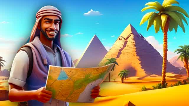 🐫EGYPT PYRAMIDS ZONE WARS — Fortnite Creative map