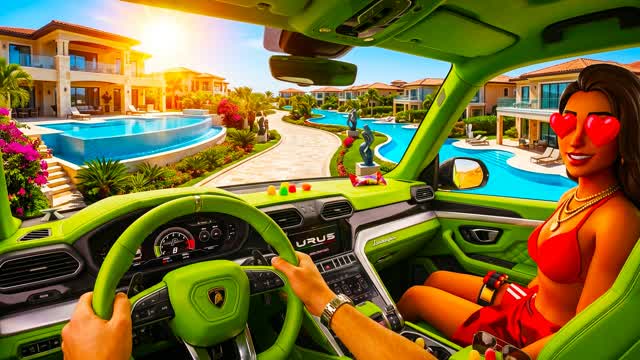 Drive Love — Fortnite Creative map