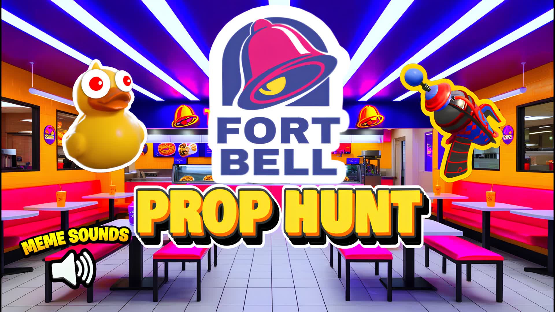 Fortbell Prop Hunt🌮 — Fortnite Creative map