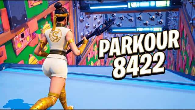 (Crazzy parkour Hardcore 8422 ( kk44 — Fortnite Creative map cover art
