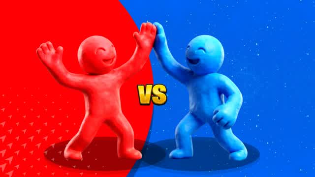 RED VS BLUE 🔵🔴 POWERS AMAZING — Fortnite Creative map cover art
