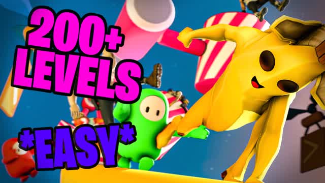 EASY FUN PARKOUR OBBY 225+ — Fortnite Creative map