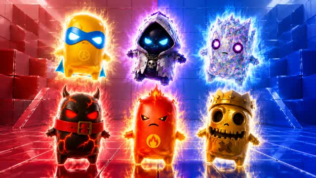 RED VS BLUE 🔴🔵CART — Fortnite Creative map