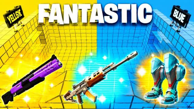 ULTRA RED VS BLUE INCREDIBLE — Fortnite Creative map