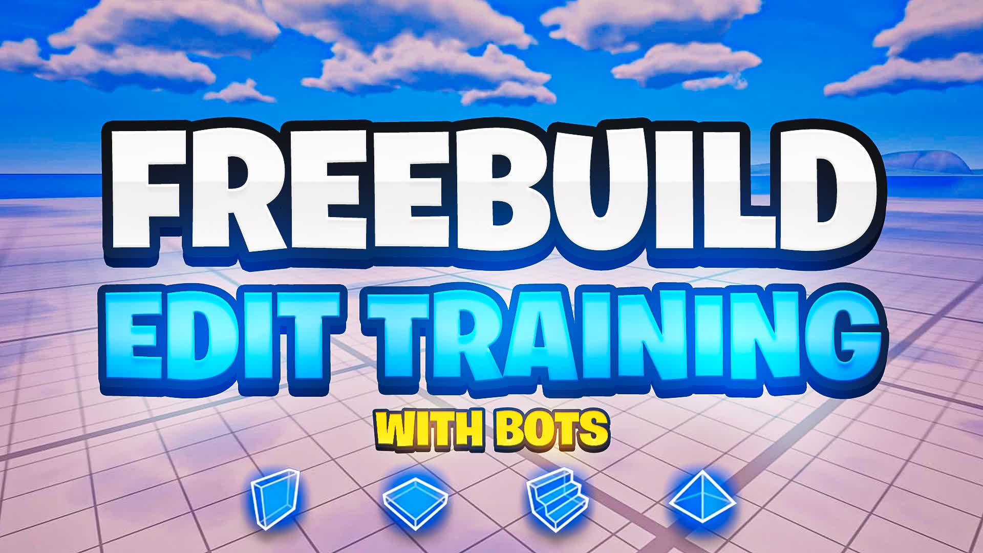 [BLUE] CREATIVE WARM-UP FreeBuild — Fortnite Creative map