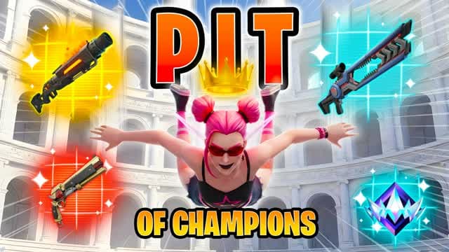 Pit of Champions | FFA — Fortnite Creative map cover art