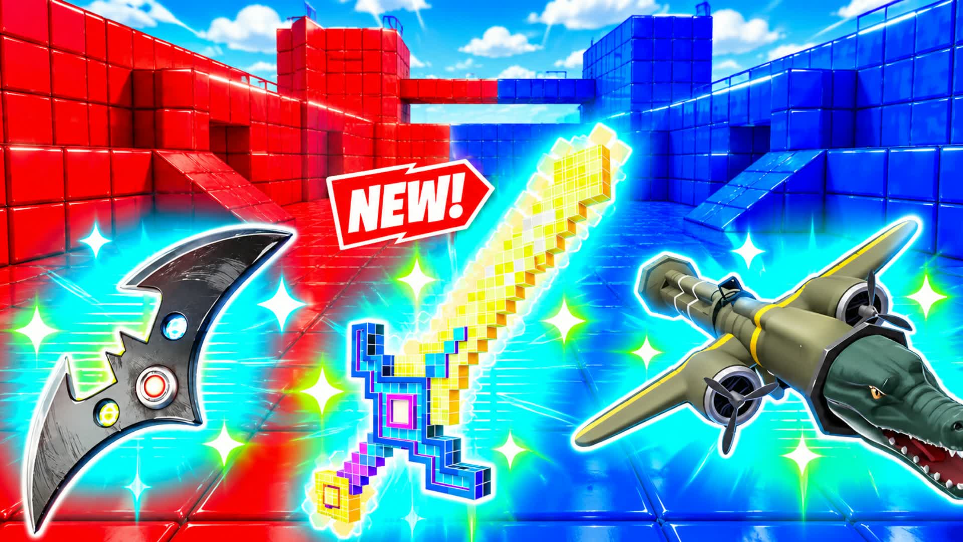 🟥 VELOCITY PUSH RED VS BLUE 🟦 — Fortnite Creative map