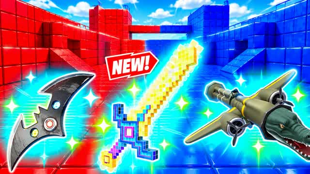 🟥 VELOCITY PUSH RED VS BLUE 🟦 — Fortnite Creative map cover art