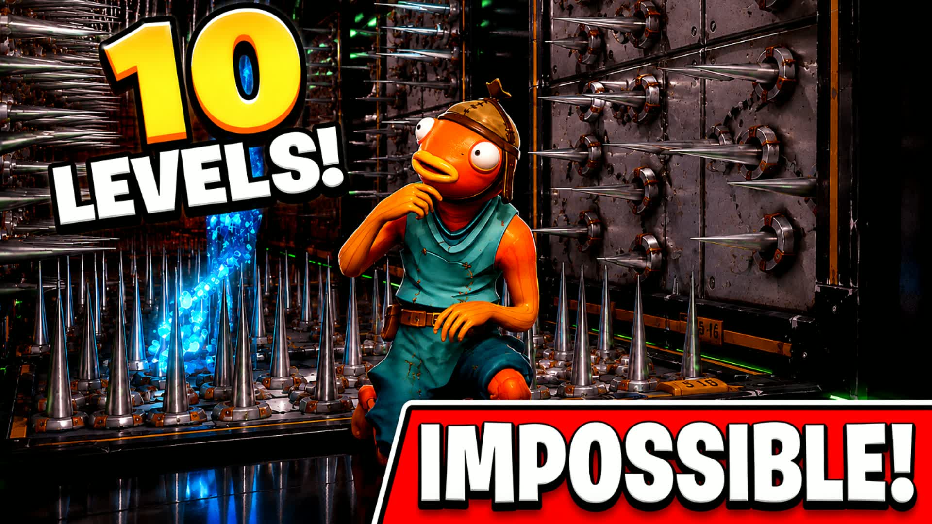 10 LEVEL IMPOSSIBLE DEATHRUN — Fortnite Creative map