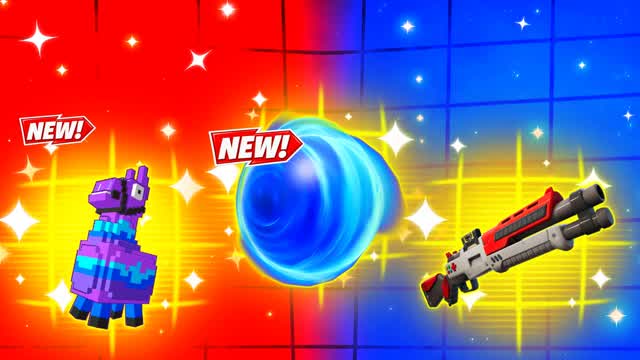 RED VS BLUE FULL VIEW 🔴🔵 — Fortnite Creative map cover art