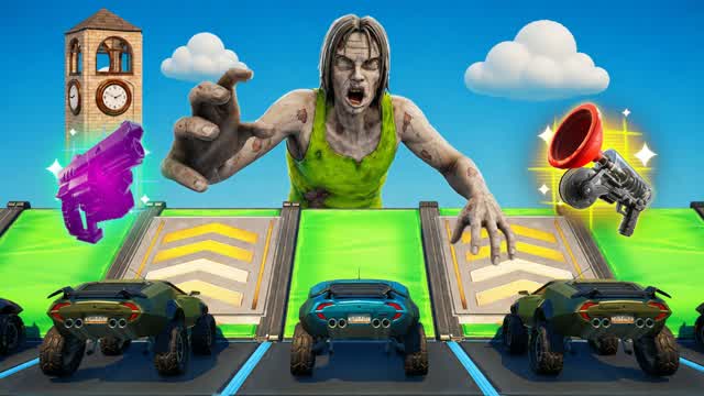 🧟🧟🧟 ZOMBIES TILTED (CO-OP) ZOMBIE ⭐⭐⭐ — Fortnite Creative map cover art
