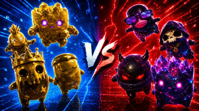 GALAXY RVB RED🔴VS🔵BLUE — Fortnite Creative map cover art
