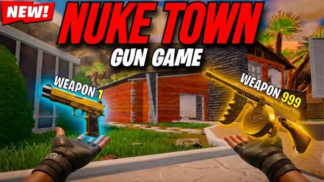 NUKETOWN⭐️GUNGAME FFA 2026 — Fortnite Creative map cover art
