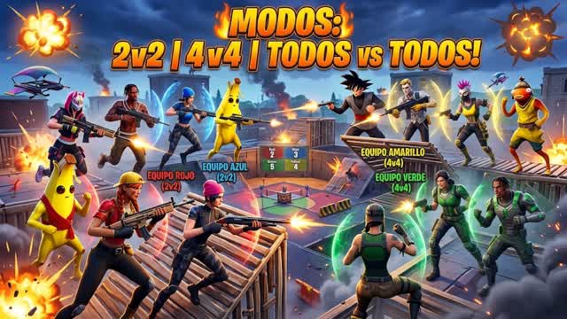 todos los que se unan vs todos — Fortnite Creative map