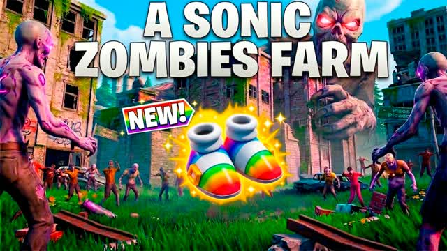A Sonic Zombies Farm — Fortnite Creative map