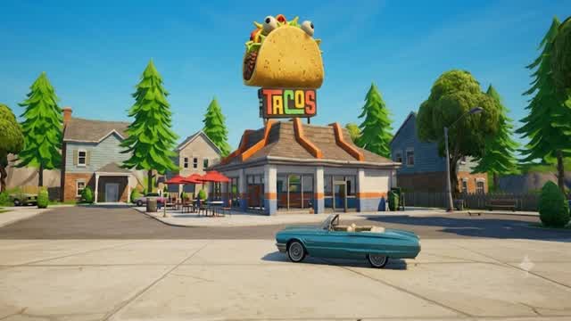 GREASY ZONE WARS  🌮 — Fortnite Creative map cover art