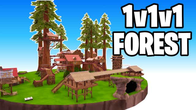 1v1v1 FOREST — Fortnite Creative map