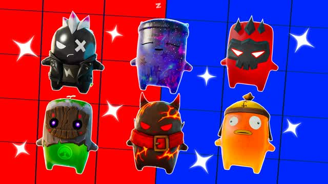 RVB RED VS BLUE DEDO 100M — Fortnite Creative map