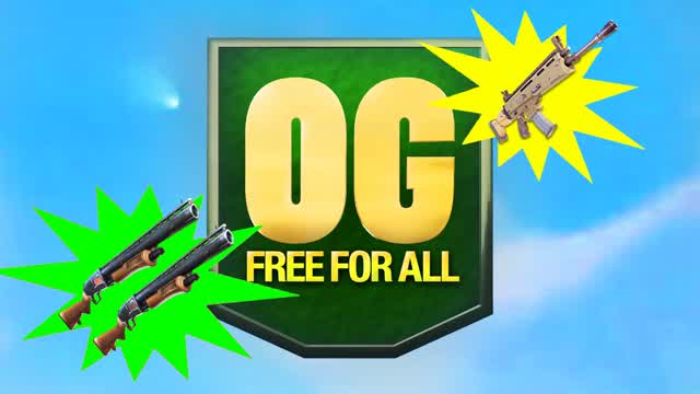 OG - FREE FOR ALL — Fortnite Creative map cover art