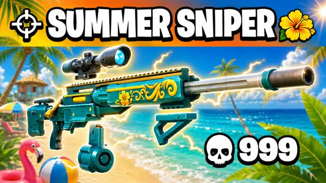 SUMMER SNIPER 🎯 — Fortnite Creative map