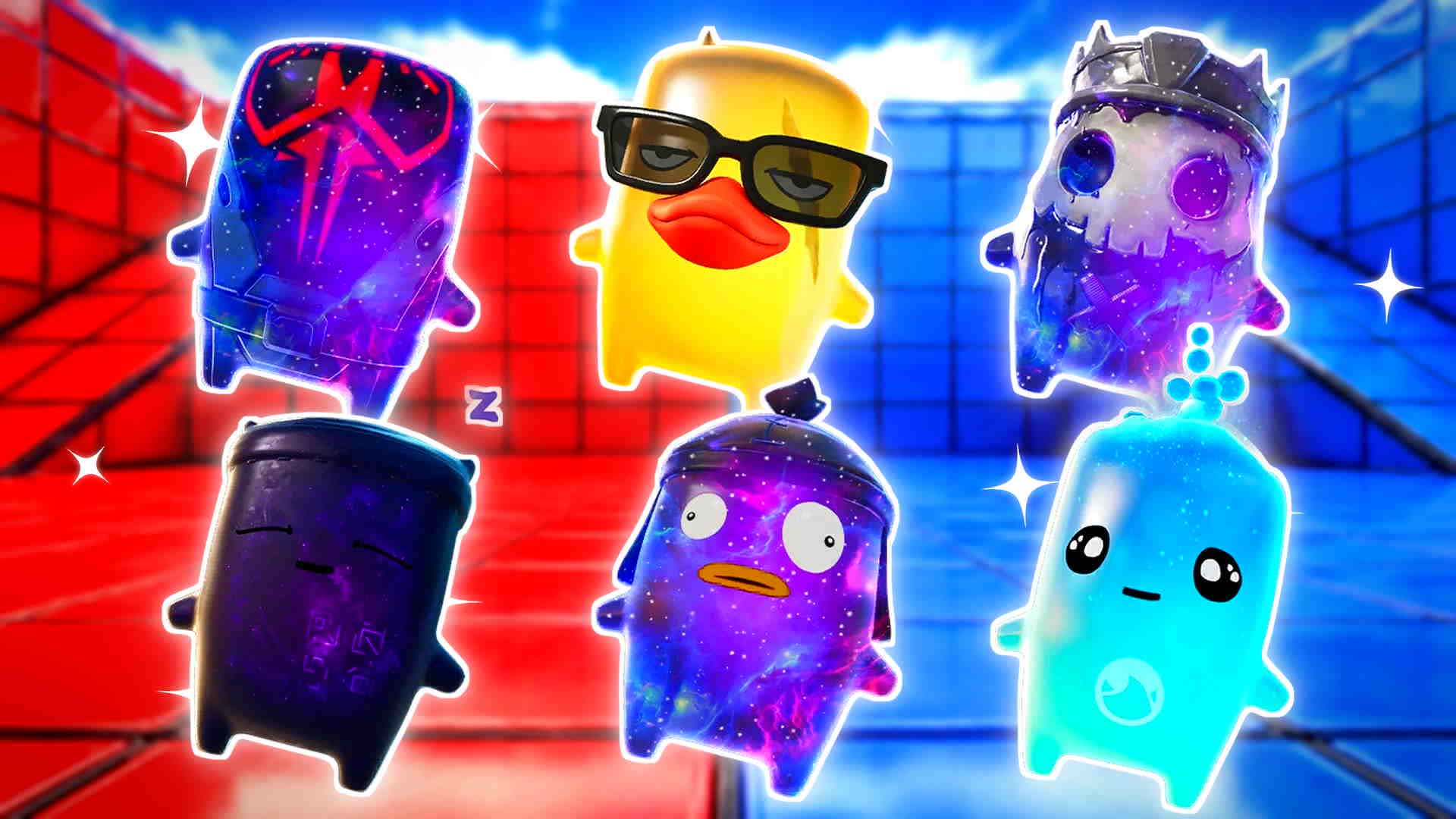 BLUE VS RED RUSH VECTOR 🔵🔴 — Fortnite Creative map