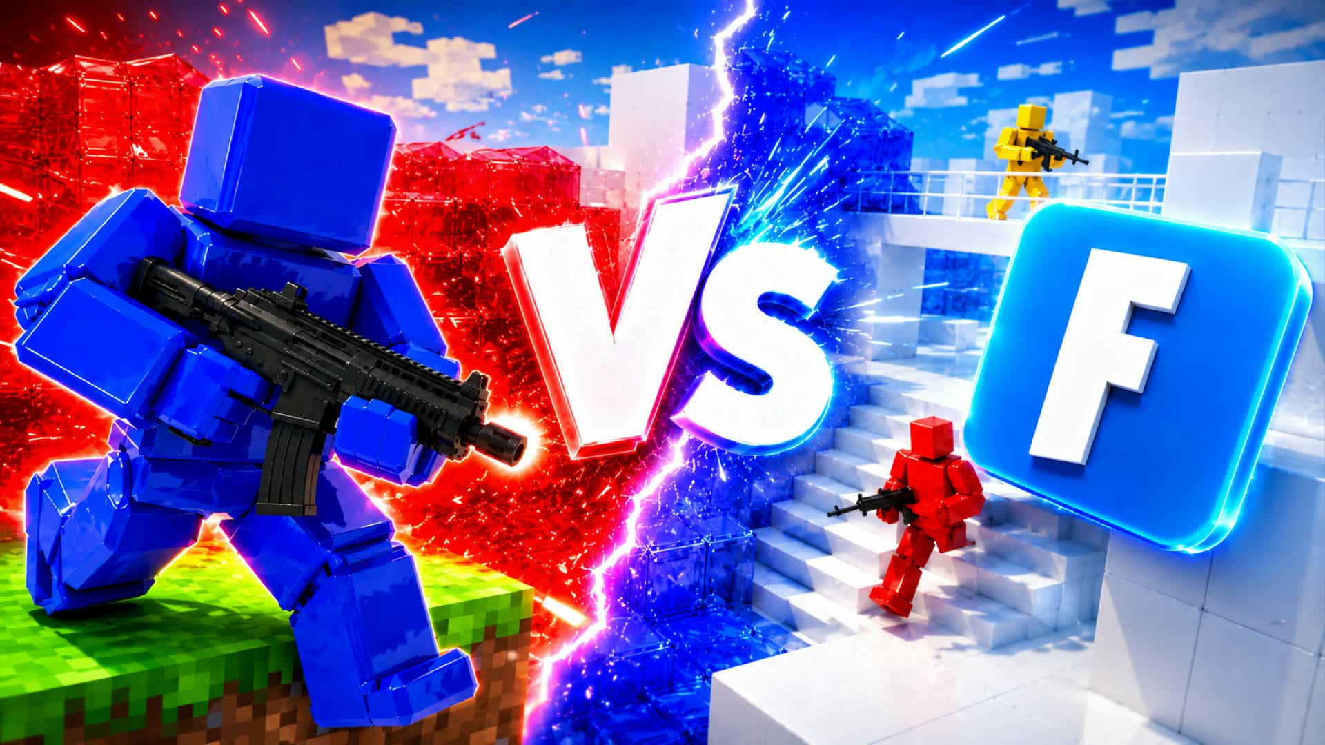 🔵RED VS BLUE RIVALS FNN🔴 — Fortnite Creative map