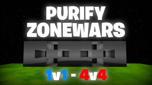 Purify Zone Wars (1v1-4v4) — Fortnite Creative map