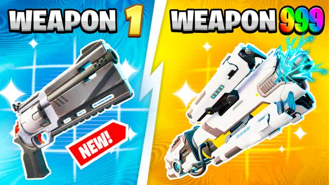 🏖️SUMMER GUN GAME🔥ONE SHOT🎯CRAZY — Fortnite Creative map cover art