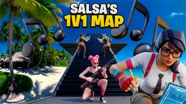 SALSA 1V1 BUILDFIGHT ⚒️ — Fortnite Creative map cover art