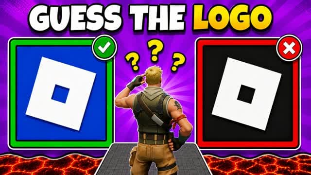 GUESS THE LOGO 🔎 MUSIC MINIGAME — Fortnite Creative map cover art