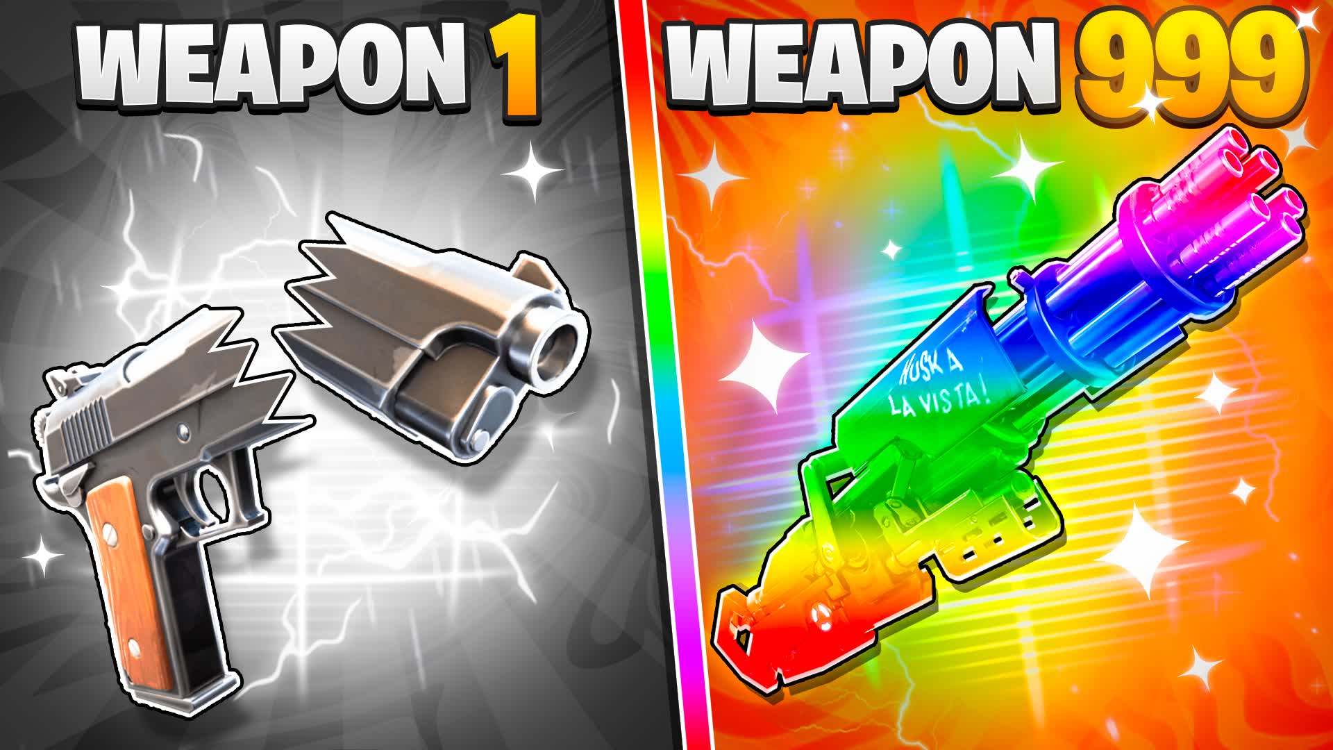 THE OG GUN GAME 🔫 ONE SHOT 🎯💥 — Fortnite Creative map