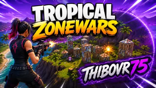 Tropical zonewars — Fortnite Creative map