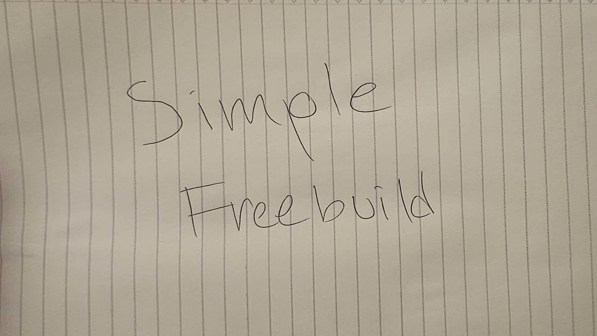 Simple Freebuild — Fortnite Creative map
